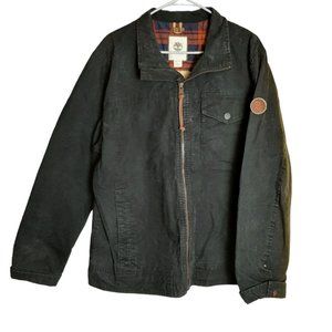 Timberland Black Casual Jacket Collared & Lined Men's size XL